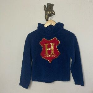 Harry Potter hoodie blue fleece girls size M